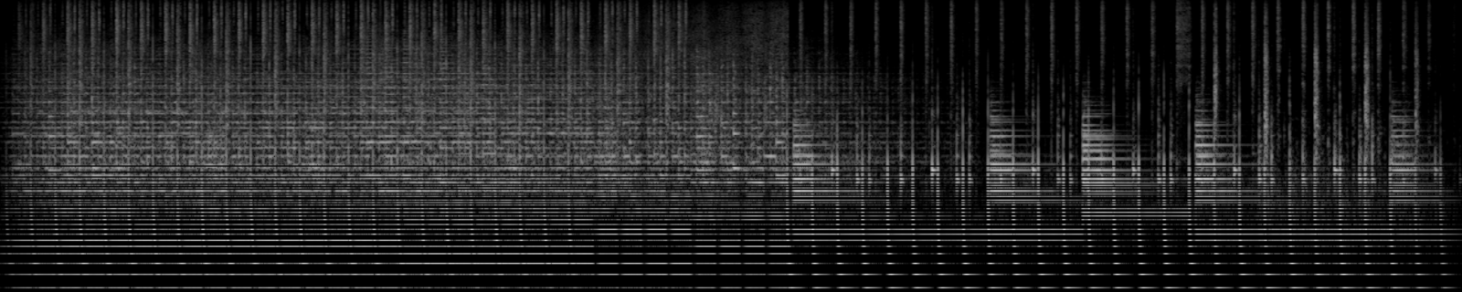 Spectrogram of the 118 BPM excerpt.