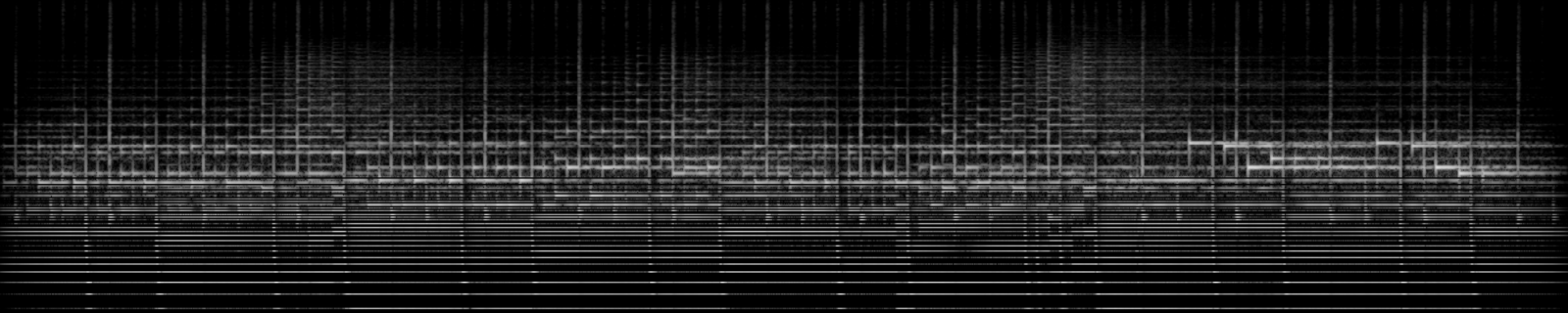 Spectrogram of the 68 BPM excerpt.